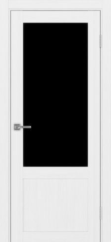 Полотно Турин 540ПФ.21 лакобель чёрный белый лёд