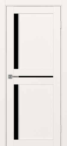 Полотно Турин  523.221АПП SC бежевый Размер 700х2000мм Покрытие Экошпон Стекло Черное