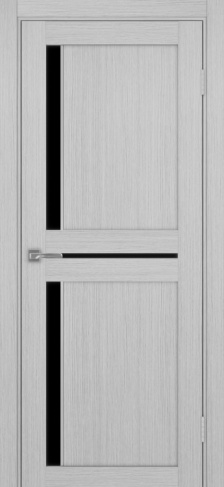 Полотно Турин  523.221АПП SC дуб серый Размер 600х2000мм Покрытие Экошпон Стекло Черное