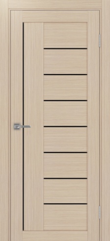 Полотно Турин  524 дуб белёный Размер 600х2000мм Покрытие Экошпон Стекло Черное