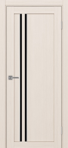 Полотно Турин  525АПС SC ясень перламутровый Размер 600х2000мм Покрытие Экошпон Стекло Черное