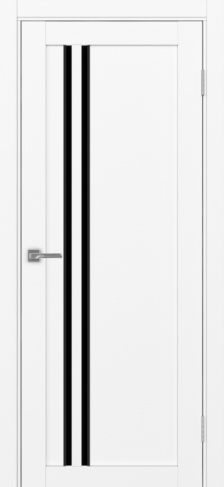 Полотно Турин  525АПС SB белый снежный Размер 700х2000мм Покрытие Экошпон Стекло Черное