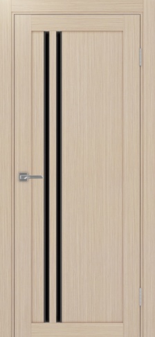 Полотно Турин  525АПС SB дуб белёный Размер 800х2000мм Покрытие Экошпон Стекло Черное