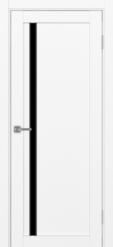 Полотно Турин  527АПС SB белый снежный Цвет Белый снежный Размер 600х2000мм Покрытие Экошпон Стекло Черное