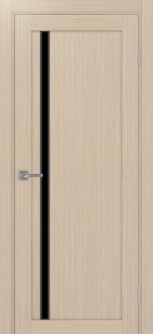 Полотно Турин  527АПС SB дуб белёный Цвет Дуб белёный Размер 700х2000мм Покрытие Экошпон Стекло Черное