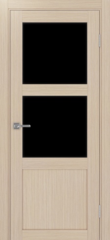 Полотно Турин  530.221 дуб белёный Цвет Дуб белёный Размер 700х2000мм Покрытие Экошпон Стекло Черное