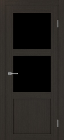 Полотно Турин  530.221 венге Цвет Венге Размер 600х2000мм Покрытие Экошпон Стекло Черное