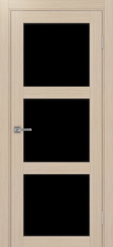 Полотно Турин  530.222 дуб белёный Цвет Дуб белёный Размер 700х2000мм Покрытие Экошпон Стекло Черное