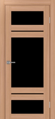 Полотно Турин  532.22222 ясень тёмный Цвет Ясень тёмный Размер 600х2000мм Покрытие Экошпон Стекло Черное