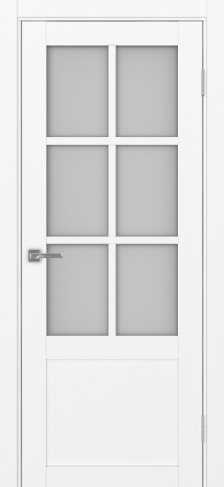 Полотно Турин 541ПФ.21 мателюкс белый снежный Цвет Белый снежный Размер 800х2000мм Покрытие Экошпон Стекло Матовое