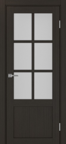 Полотно Турин 541ПФ.21 мателюкс венге Цвет Венге Размер 800х2000мм Покрытие Экошпон Стекло Матовое