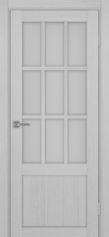 Полотно Турин 542ПФ.21 мателюкс дуб серый Цвет Дуб серый Размер 700х2000мм Покрытие Экошпон Стекло Матовое