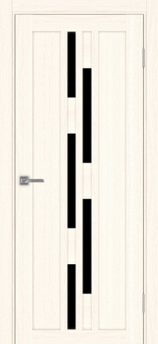 Полотно Турин 551 ясень светлый Цвет Ясень светлый Размер 600х2000мм Покрытие Экошпон Стекло Черное