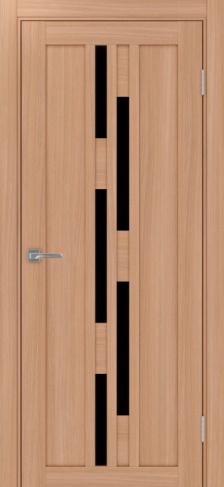 Полотно Турин 551 ясень тёмный Цвет Ясень тёмный Размер 600х2000мм Покрытие Экошпон Стекло Черное