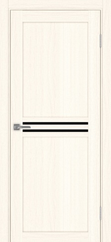 Полотно Турин 552 ясень светлый Цвет Ясень светлый Размер 600х2000мм Покрытие Экошпон Стекло Черное