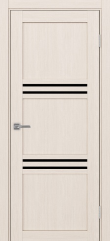 Полотно Турин 553 ясень перламутровый Цвет Ясень перламутр Размер 800х2000мм Покрытие Экошпон Стекло Черное