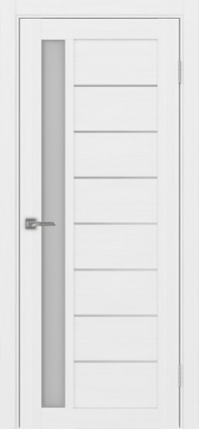 Полотно Турин 554АПП SC Цвет Белый лёд Размер 800х2000мм Покрытие Экошпон Стекло Матовое