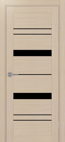 Полотно Турин 562 дуб белёный Цвет Дуб белёный Размер 700х2000мм Покрытие Экошпон Стекло Черное