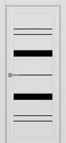 Полотно Турин 562 ясень серебристый Цвет Ясень серебристый Размер 600х2000мм Покрытие Экошпон Стекло Черное